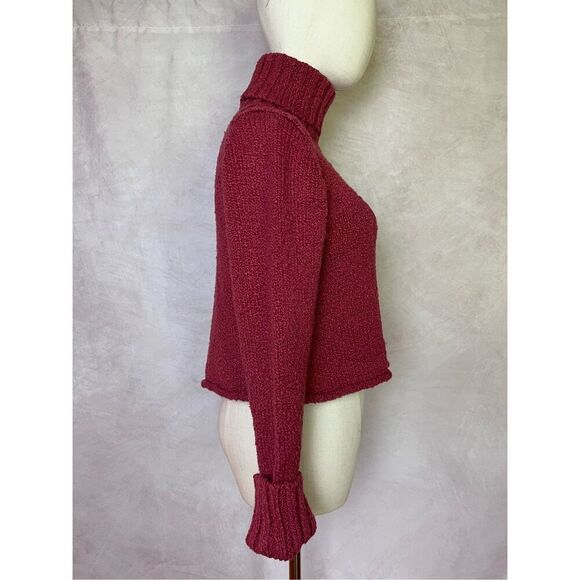 Red Sundance Turtleneck Sweater - Picture 3 of 5